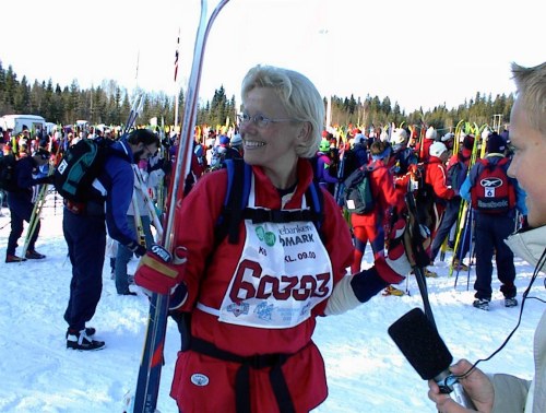 Wenche Weibye er klar til rennet!