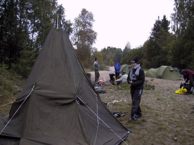 Teltplassen ved Opphus.