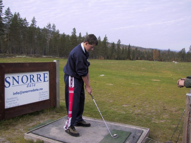 Lars Henrik i full konsentrasjon.