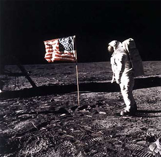 Et historisk øyeblikk: Månelandingen i 1969