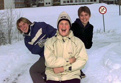 Hege Sberg, Andreas W. Adolfsen og Marte Walmsnss.