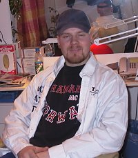 piercingmannen, fotograf: Desire, Ida og Ingrid