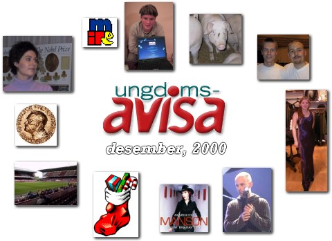 Reportasjer i Ungdomsavisa, desember 2000.