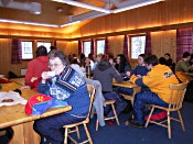 Kafeteriaen var et populært tilholdssted...