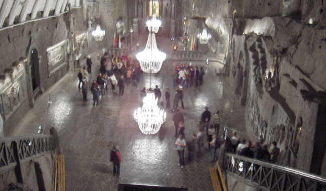 Saltgruven i Wieliczka