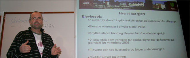 Geir Svehagen holdt foredrag på ENIS-konferansen