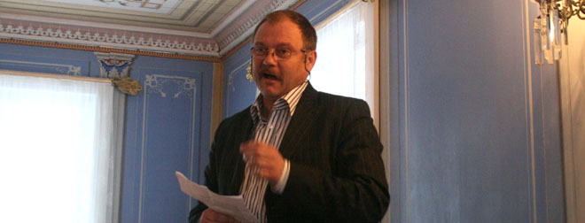 Helge Olav holdt tale for Kjetil.