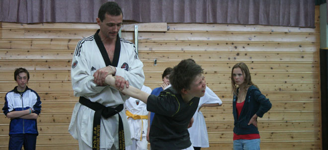 Taekwondo på timeplanen