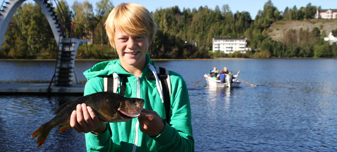 Fin dag på Prestsjøen.