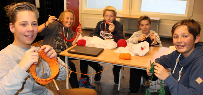 Strikking er gøy.